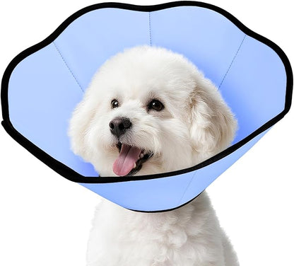 MIDOG Dog Cone Collar After Surgery, Soft Dog Cone Alternative to Stop Licking,Adjustable Elizabethan Recovery Cones for Small to Large Sized Dogs