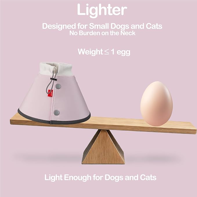 Dog Cone Collar After Surgery, Adjustable Soft Recovery Cone for Small Dogs to Stop Licking, Comfortable Pets Collar for Dogs Anti-Bite Lick Protective Wound