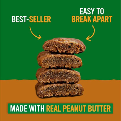 Blue Dog Bakery Natural Dog Treats, Softies, Peanut Butter Flavor, 16.2oz Bag, 6 Bags