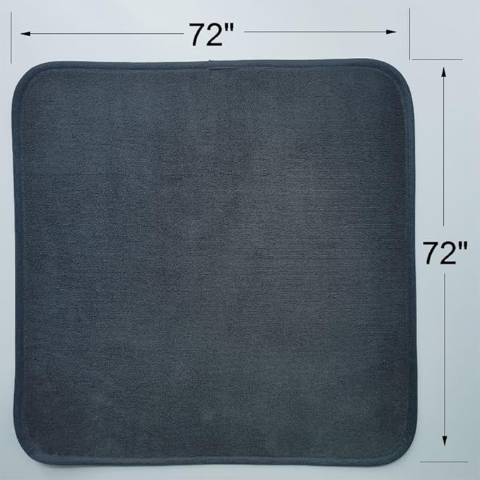 Dog Pee Pads Reusable 72x72 Inch, Fast Absorbent Puppy Pads with Washable, Waterproof, Non Slip, Quick Dry Dog Pads for Puppy Pen