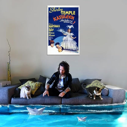 Black Empire Kathleen Movie Shirley Temple Herbert Marshall Laraine Day Gail Room Decor Wall Art Print 24x36 Poster