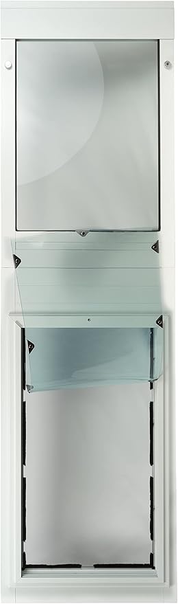 Security Boss Giant Breed Dog Door - 15' x 28' Pet Flap - Heavy Duty Aluminum Frame - Giant Dog Breeds