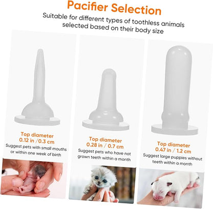 Happyyami 1Set Pet Nursing Kit Complete Feeding with Soft Milk Bottles for Kittens and Puppies User Friendly Design Easy to Safe and Materials