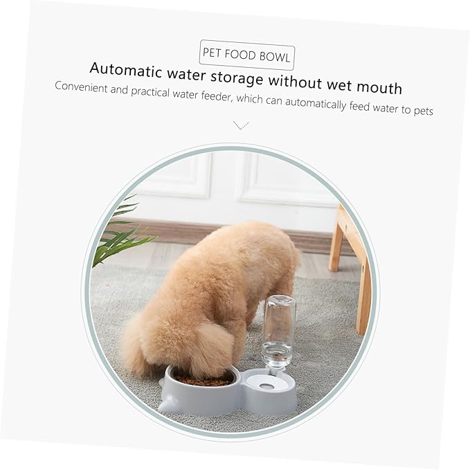 ORFOFE Stainless Steel Dog Bowl Insulated Automatic Water Dispenser Pet Feeder Pet Supplies