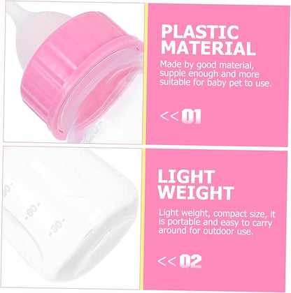 BESPORTBLE 2pcs Kitten Feeding Bottles Milk Bottle for Cats Puppy Feeder Kitten Feeder