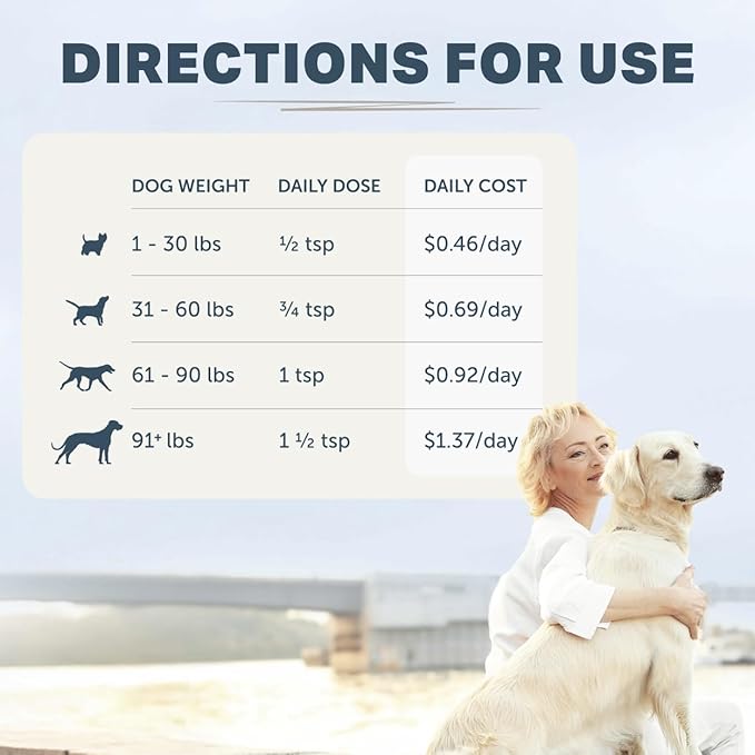 Four Leaf Rover Protect - Probiotics for Dogs - Veterinarian Formulated - with Natural Prebiotics and Antioxidants - Detoxification & Gut Health - 30 Day Large Dog Supply
