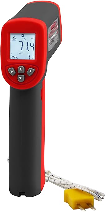 Triplett IRT227 12:1 Single Input Type K/J Thermometer with Certificate of Calibration to NIST, -58 to 1112°F (-50 to 600°C)