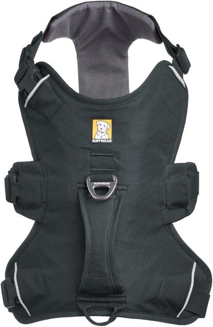 Ruffwear, Web Master, Multi-Use Support Dog Harness, Hiking and Trail Running, Service and Working, Everyday Wear, Basalt Gray, Medium