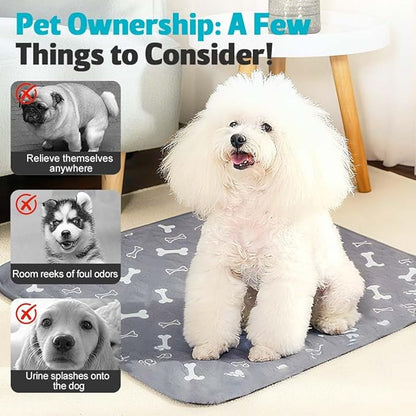 Puppy Pads for Dogs, 2026 New Washable Puppy Pads with Pheromones, Pee Pads for Dogs & Cats, Durable Leak-Proof & Anti-Slip Pet Training Pads for Home & Travel, Reusable (Red, 15.7" x 23.6")