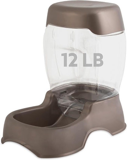 Petmate Pet Cafe Feeder Dog and Cat Feeder Pearl Tan, 12 lb, Made in USA