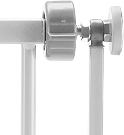 Richell Tall One-Touch White Pet Gate II, 36.4" x 38.4" x 2"