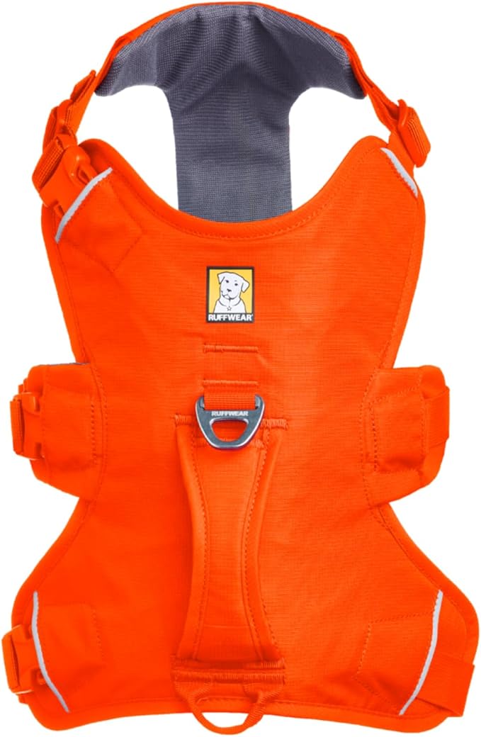 Ruffwear, Web Master, Multi-Use Support Dog Harness, Hiking and Trail Running, Service and Working, Everyday Wear, Blaze Orange, Large/X-Large