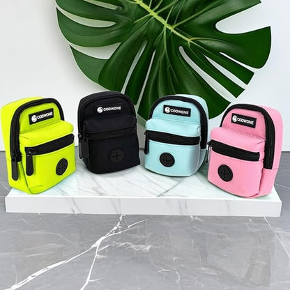 Dog Treat Pouch Dog Poop Bag Holder for Leashes, Pets Snack Container With Inner Small Bag, Puppy Supplies Perfect for Training and Walking - Hands Free Dog Waste Bag Dispenser -Dog Travel Accessories