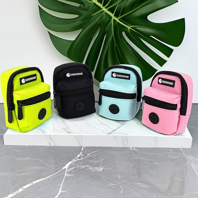 Dog Treat Pouch Dog Poop Bag Holder for Leashes, Pets Snack Container With Inner Small Bag, Puppy Supplies Perfect for Training and Walking
