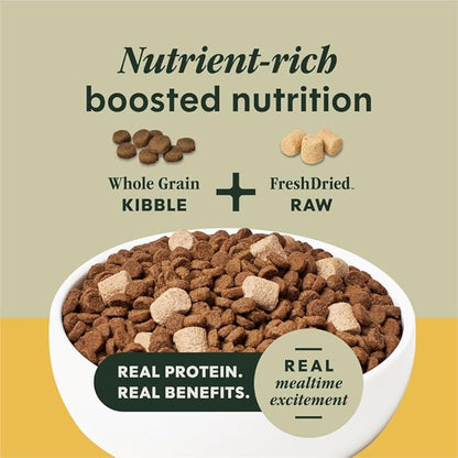Instinct RawBoost, Natural Dry Dog Food with FreshDried Raw, Whole Grain Recipe - Real Chicken & Brown Rice, 20 lb. Bag