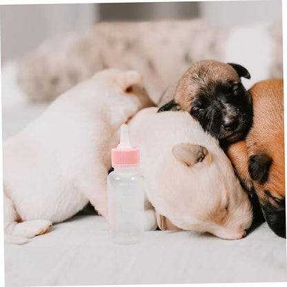 2pcs Puppy Bottle for Nursing Cat Bottle Tube Feeding Kit Goat Milk Feeder for Small Animals