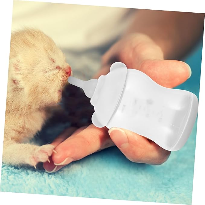 GANAZONO Breast Feeder for Puppies and Kitten Easy Clean Reusable Bottle Pet Nursing Bottle Lightweight Portable Design Small Dog Cat Milk Feeder