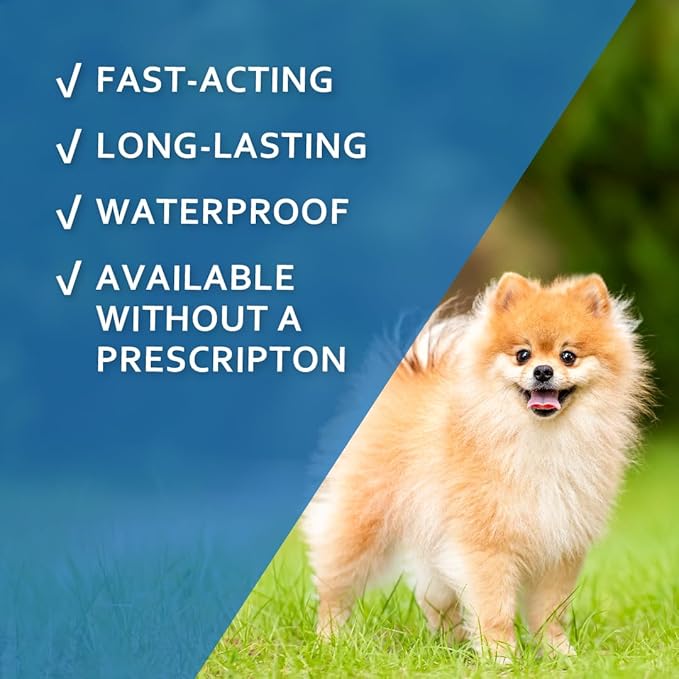 Sentry Fiproguard Plus for Dogs, Flea and Tick Prevention for Dogs (89-132 Pounds), Includes 6 Month Supply of Topical Flea Treatments