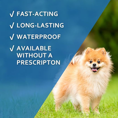 Sentry Fiproguard for Dogs, Flea and Tick Prevention for Dogs (45-88 Pounds), Includes 6 Month Supply of Topical Flea Treatments