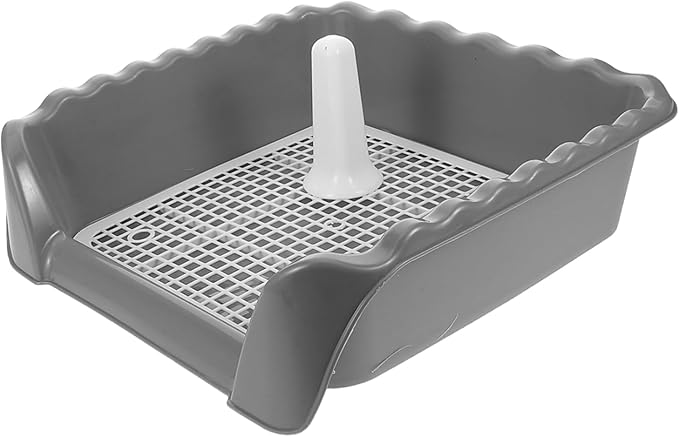 WOONEKY Dog Potty Training Indoor Puppy Litter Pan Dog Training Pad Easy Clean Urine Pan User-Friendly Design