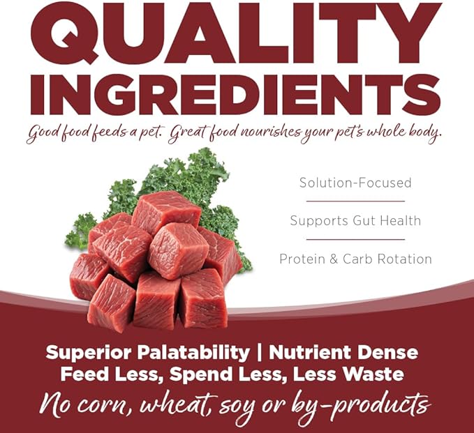 NutriSource Pure Vita Beef & Kale Dog Food, 12LB