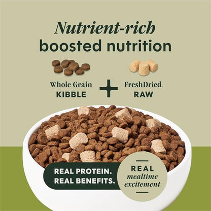 Instinct RawBoost, Natural Dry Dog Food with FreshDried Raw, Whole Grain Recipe - Real Lamb & Oatmeal, 20 lb. Bag