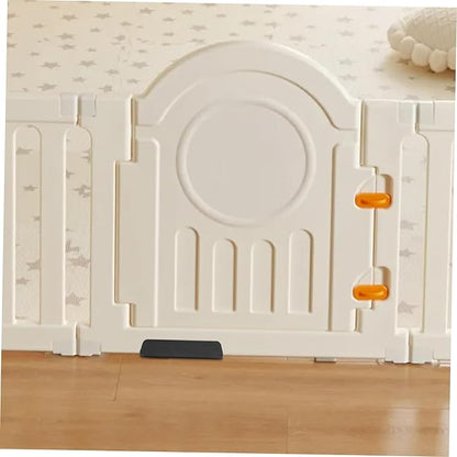 UPKOCH Pet Gate Kick Plate Kick Safety Door Guardrail for Indoor Use Easy Installation Versatile Barrier for Dogs and Cats Black