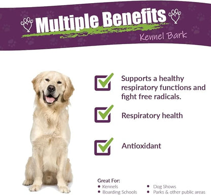 Amber NaturalZ Tossa K Kennel Bark Herbal Supplements for Dogs and Puppies | Canine Herbal Blend for Respiratory Health | 4 Fluid Ounce Glass Bottle | Globally Sourced Ingredients | Made in The USA