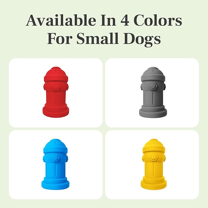 Small Dog Fire Hydrant 4x7 Silicone Soft Potty Training Aid for Small Breeds Under 10lbs Toy Breeds Indoor Outdoor Training Red