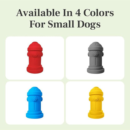 Small Dog Fire Hydrant 4x7 Silicone Soft Potty Training Aid for Small Breeds Under 10lbs Toy Breeds Indoor Outdoor Training Grey