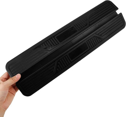 3pcs Indoor Dog Threshold Ramp Non-Slip Door Sill Ramps for Small to Large Dogs Safety Gate Accessory Black