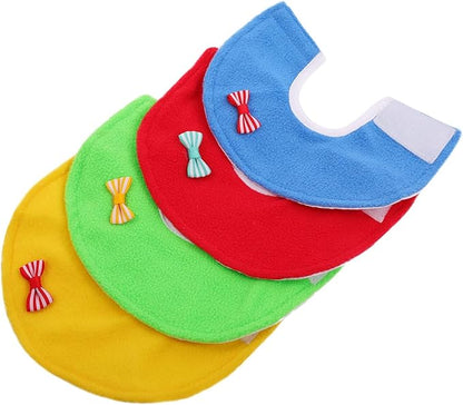 Bird Cone Collar 4 Pcs Set Pet Parrot Anti-bite Elizabethan Collars Protective Anti-Grab Feather Wound Healing Recovery Cones for Lovebird Cockatiel Budgerigar Parakeet Yellow Blue Red Green