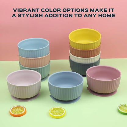 Cat Bowls with Suction Cup 400ml with Silicone Lid — Elevated Silicone Pet Dish with Non-Slip Bottom for Dry Food, Wet Food and Water — Silicone Water Bowl for Small Dog, Rabbit, Kittens (Terracotta)