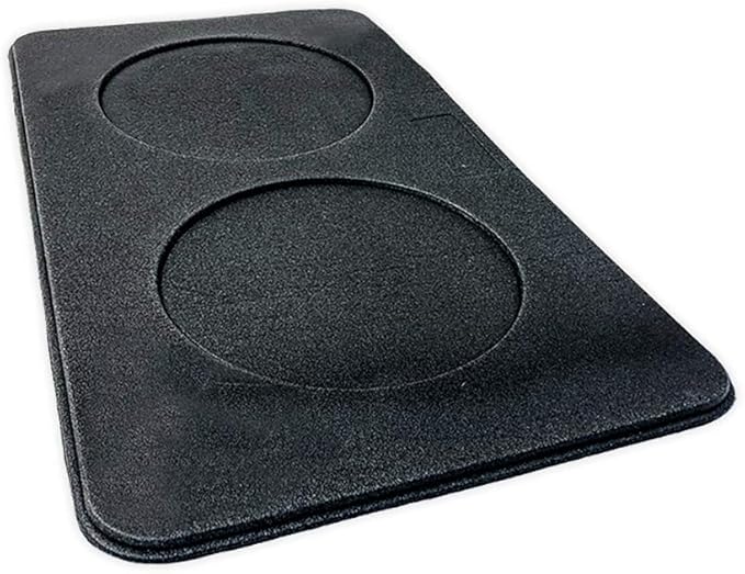 Ear Clear Dog Bowl and Mat Set, No Spill Food and Water Bowls with Mat, Perfect Feeding Tray Set for Long Eared Dog or Breeds, No Mess Dog Bowl 36 oz Feeder Bowl Set, Hounds, Cocker Spaniels, Setters