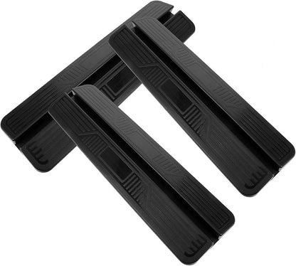 3pcs Indoor Dog Threshold Ramp Non-Slip Door Sill Ramps for Small to Large Dogs Safety Gate Accessory Black