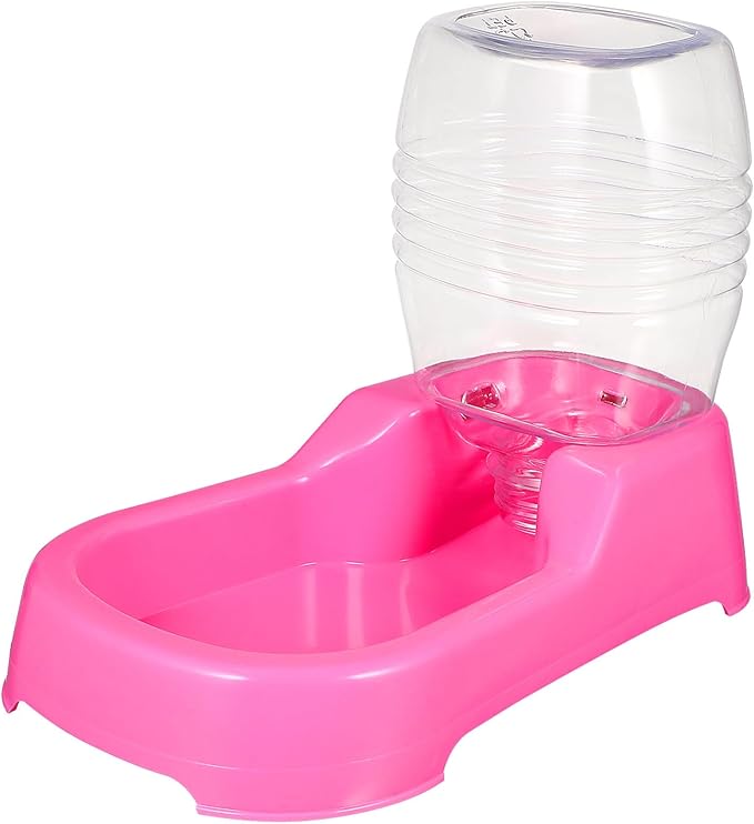 Mipcase Puppy Supplies Dog Water Feeder, Dog Water Dispenser Large, Automatic Pet Food Water Dispenser Plastic Food Feeding Bowls for Dogs Cats () Auto Feeder