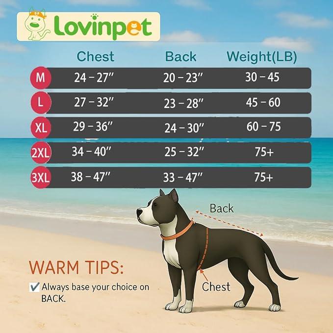 LovinPet Dog Recovery Suit for Large Medium Dogs - Professional Large Dog Recovery Suit,Post-Operative Vest E-Collar Alternative,Legs Without Coverage Design, Leopard Print Style, Pink,XXL