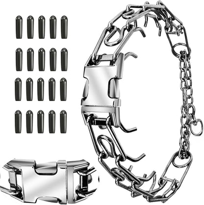 Anti-Tangling Collar, Quick Release Buckle Dog Collar, Adjustable Collar for Small, Medium & Large