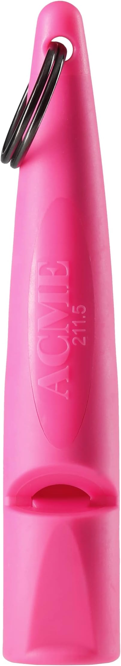 ACME Alpha 211.5 Professional Dog Training Whistle with Enhanced Ergonomic Grip. BPA-Free Plastic. 110 dBA. Long Range. Standardized Frequency. Weatherproof. Made in the UK (Day Glow Pink)