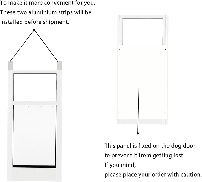 Extra Large Dog Door for Sliding Door,Adjustable Height 75.98"-81.1",Dog Door for Sliding Glass Doors XL,All-Metal Framed & Panel with Rotating Screws Can Slide Up and Down Along The Track