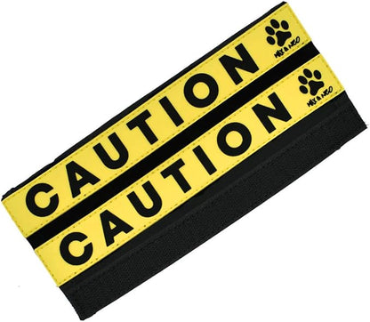 Max and Neo Leash Sleeves Caution - We Donate 1 for 1 to Dog Rescues for Every Product Sold (1 Sleeve, Caution)