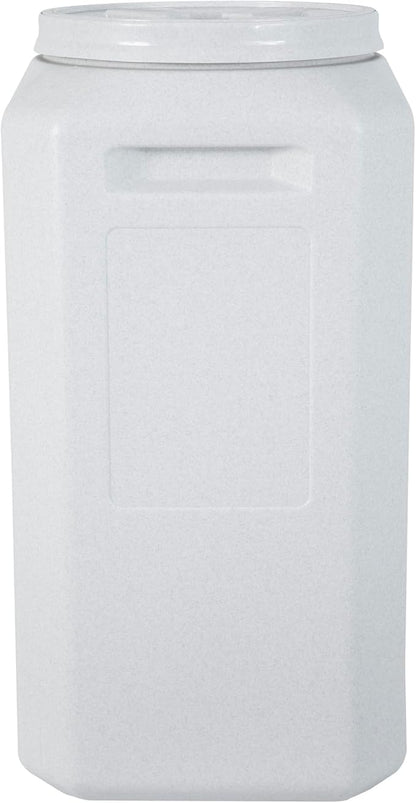 Vittles Vault Traditional Pet Food Storage Container For Dog Kibbles/Bird Seed/Oatmeal/Rice/Flour/Cereal, BPA Free Plastic, Sealed Airtight For Cat Food, Up To 80 lb, Made in USA, With Scoop, Gray