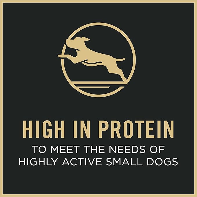 Purina Pro Plan Small Breed Dog Food Shredded Blend Chicken and Rice Formula With Guaranteed Live Probiotics - 18 lb. Bag
