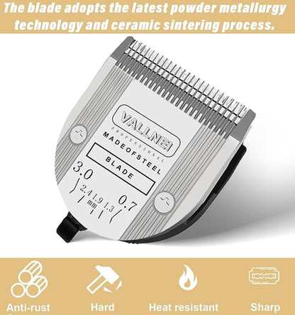 5-in-1 Replacement Clipper Blade, Detachable & Adjustable Dog Grooming Blade Compatible with Wahl Arco, Bravura, Chromado, Creativa, Figura, Motion & SuperGroom (2 Pack)
