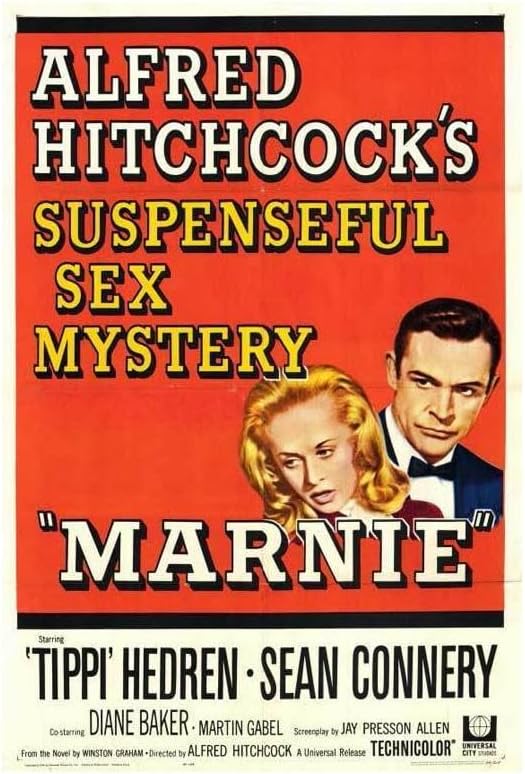 Black Empire Marnie Movie Tippi Hedren Diane Baker Bruce Dern Room Decor Wall Art Print 18x24 Poster