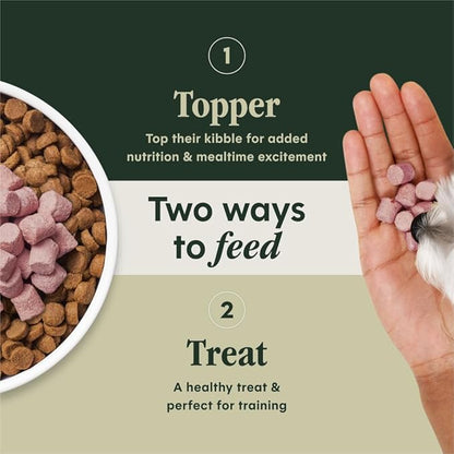 Instinct RawBoost Functional Mixers, Freeze Dried Dog Food Topper, Grain-Free, Real Chicken - Skin & Coat Health, 5.5 oz. Bag
