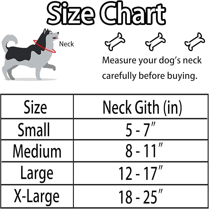 Inflatable Dog Cone Collar After Surgery, Soft Dog Neck Donut Collar, Blow up Donut E-Collar for Small Medium Large Dogs and Cats, Dogs Recovery Cone Alternative