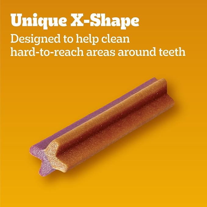 Pedigree Dentastix Dental Chews for Dogs, Small and Toy Breed Dog Treats, Bacon & Chicken Flavor, 5 oz. Bag (24 Total Treats)