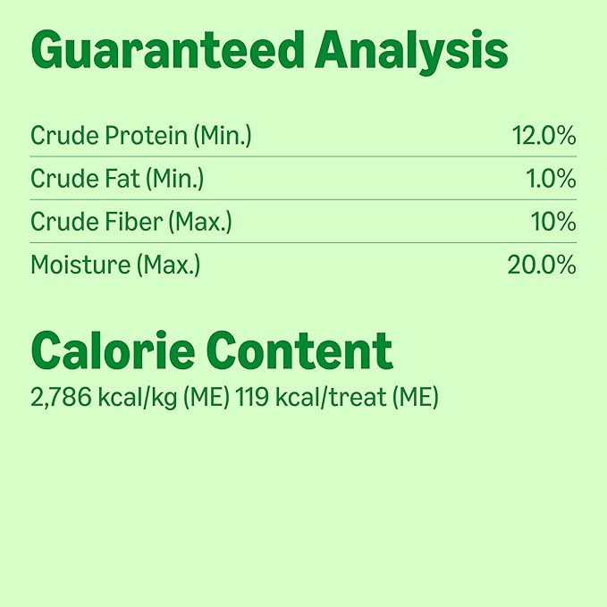 Amazon Basics Dental Dog Treats to Help Clean Teeth & Freshen Breath for Large Dogs, Unflavored, Per Pack: 24 Count, 2.25 pounds (Previously Wag)