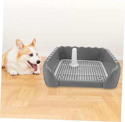 WOONEKY Dog Potty Training Indoor Puppy Litter Pan Dog Training Pad Easy Clean Urine Pan User-Friendly Design